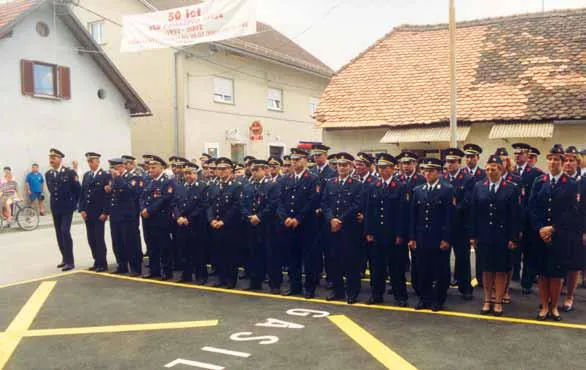 Zbor gasilcev PGD Tomačevo-Jarše ob 50. letnici